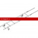 Лестница кровельная ROOFsystems PRESTIGE ZN400 1,8м Фальц RAL 6005