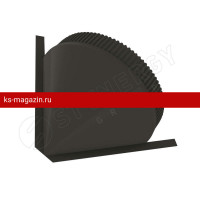 Заглушка к полукруглому коньку большому конусная Stynergy (CORUNDUM50Matt-RR32-0.5)