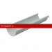 GLC PVC 152/100 Желоб водосточный 152 мм, 3 м.п., белый RAL 9010