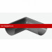 Docke STAL PREMIUM MATT 125/90 мм Угол внешний 90 гр Графит RAL7024