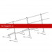 Ограждение ROOFsystems PRESTIGE ZN H-900/3,0м 3 трубы Натур RAL6005