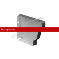 Металл Профиль Бюджет Заглушка желоба 120х86 правая (RR32) /1 шт/