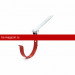 Держатель желоба регулируемый 125мм BRYZA (Бриза) (Красный) /1 шт/
