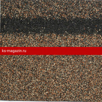 Конек/Карниз Шинглас (Shinglas) 12х0,3/20х0,25 МИКС БРОНЗОВЫЙ для Ранчо и Финской /1 уп/