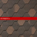 QUIET TILE Гибкая черепица Rombica Медь 3м2