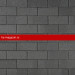 QUIET TILE Гибкая черепица Brick серый 3м2