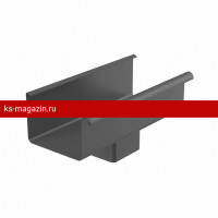 Galeco (Галеко) STAL2 125/80 Воронка Графит RAL 7015 (RR23) /1 шт/