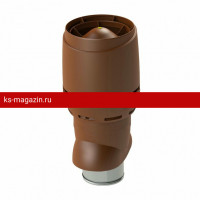 Vilpe (Вилпе) FLOW XL- 250/ИЗ/700 вент. выход с колпаком (Кирпичный) /1 шт/