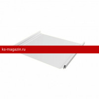 Фальцевая кровля Grand Line (Гранд Лайн) Кликфальц Pro 0,45 Drap (RAL 9003) 1 кв.м.