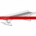 Мостик кровельный ROOFsystems PRESTIGE 360 1,2м Композит RAL 3005