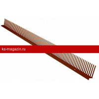 Eurovent COMB Аэроэлемент свеса 60mm x 1m ПВХ, RAL8019