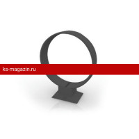 125/90 RUPLAST Хомут двойной фиксации, графит