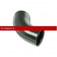 Колено сливное Металл Профиль Престиж 125/100 (RAL 7024, серый графит) /1 шт/