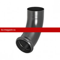 Отвод трубы декорированный Aquasystem (Аквасистем) PU MATT 150/100 (RR 23) /1 шт/