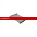 Фальцевая кровля Grand Line (Гранд Лайн) Кликфальц 0,5 Satin с пленкой (RAL 9006) 1 кв.м.