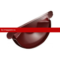 Заглушка Grand Line (Гранд Лайн) 90/125 (RAL 3011) /1 шт/