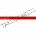Лестница кровельная ROOFsystems PRESTIGE ZN600 1,2м NEXT Фальц RAL 3005