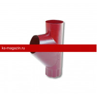 Тройник трубы Металл Профиль Престиж 125/100 (P363, вишня) /1 шт/