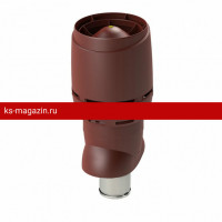 Vilpe (Вилпе) FLOW XL- 160P/ИЗ/700 вент. выход с колпаком (Красный) /1 шт/