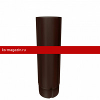 Труба круглая Optima Matt 90мм 3м RAL 8017