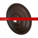GLC PVC 152/100 Накладка декоративная для крепления хомута, коричневый RAL 8019