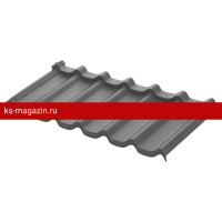 Модульная металлочерепица AquaSystem Стокгольм XXL 1185х475 мм PE Rooftop Matt Zn180 0,5мм RAL 7024