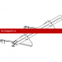 Снегозадержатель ROOFsystems PRESTIGE ZN 45*25 (овал), 1,2м натур. RAL 9005