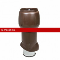 Vilpe (Вилпе) Кровельный вентилятор ECo250P/200/700 вентилятор Быстрый (Коричневый) /1 шт/