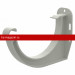 GLC PVC 152/100 Кронштейн желоба усиленный, 4 мм, белый RAL 9010