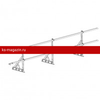 Ограждение ROOFsystems PRESTIGE ZN H-600/3,0м 2 трубы CLICK фальц RAL7024
