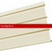 Софит Mitten (Миттен) O.P. Select Triple 4 гладкий (Bone) /1 шт/