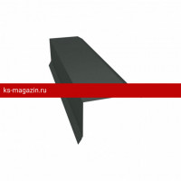 Планка торцевая 80х100х2000 Stynergy (CORUNDUM50Matt-7016-0.5)