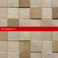 Фиброцементная панель Каньон 3D мозаика цвет 69