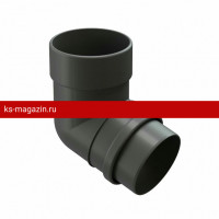 Колено 72 Docke LUX (Графит) /1 шт/